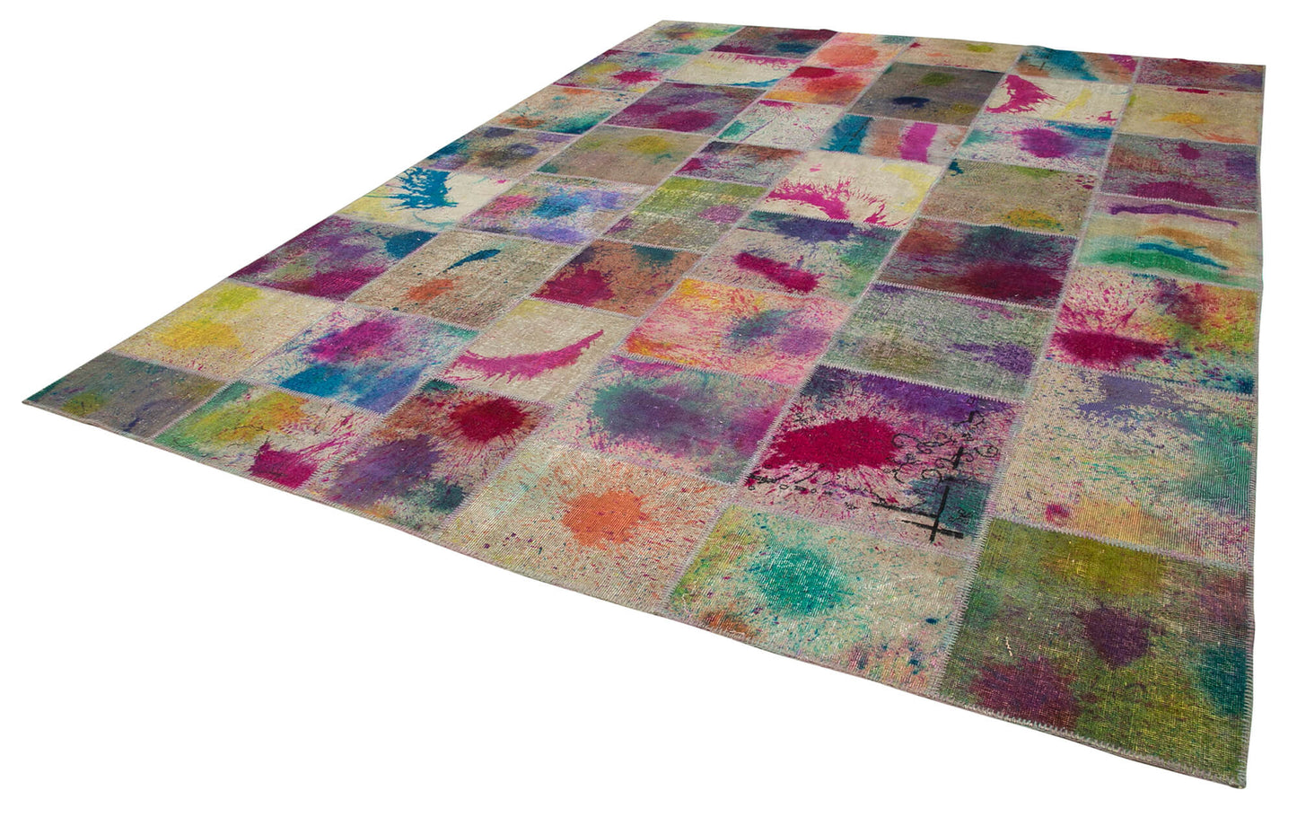 10x13 Multicolor Patchwork Rug - 10464