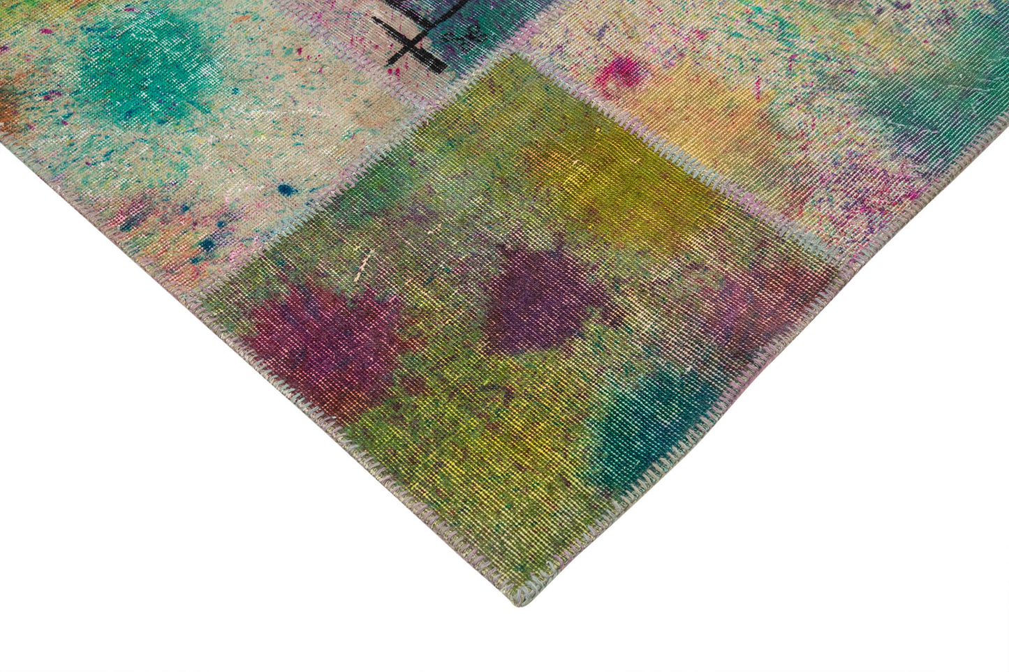 10x13 Multicolor Patchwork Rug - 10464