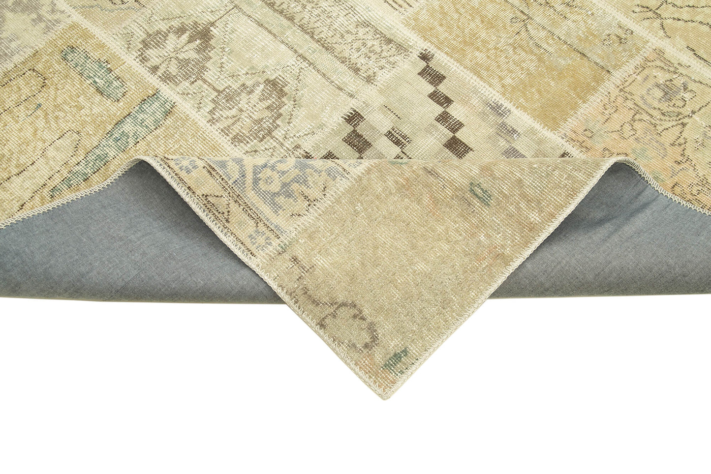 6x8 Beige Patchwork Rug - 20185