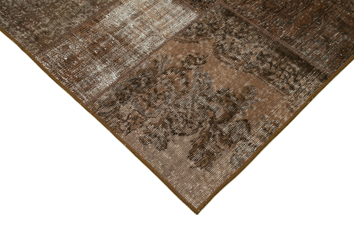 6x8 Brown Patchwork Rug - 20904