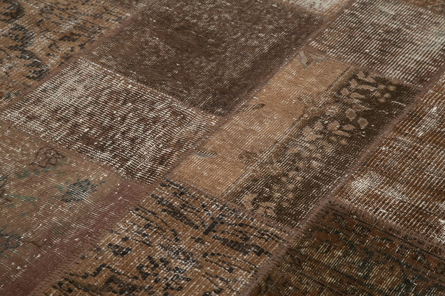 6x8 Brown Patchwork Rug - 20904