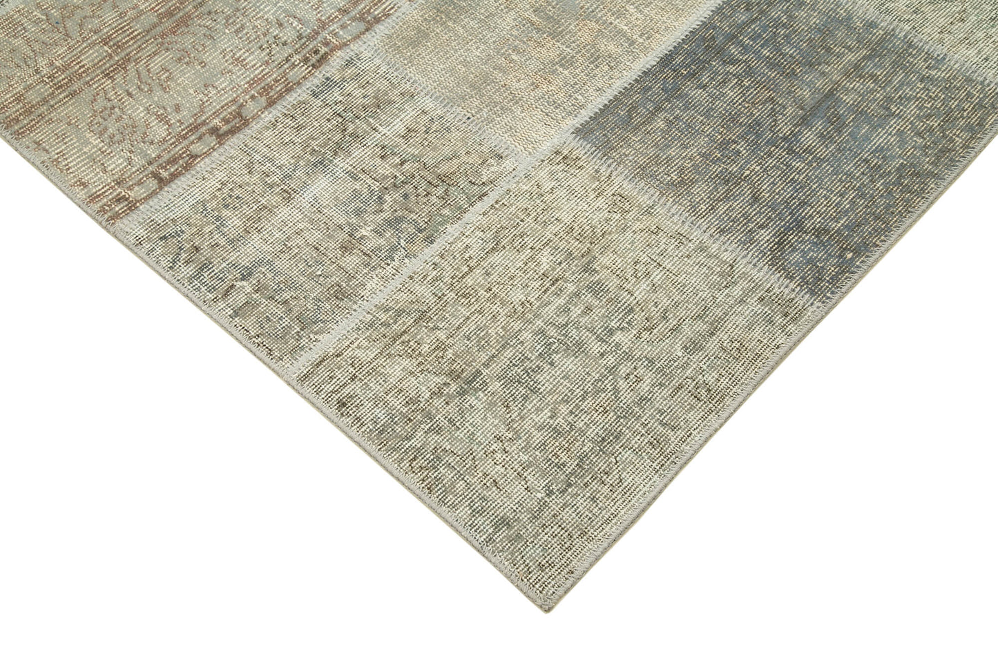 6x8 Grey Patchwork Rug - 20910