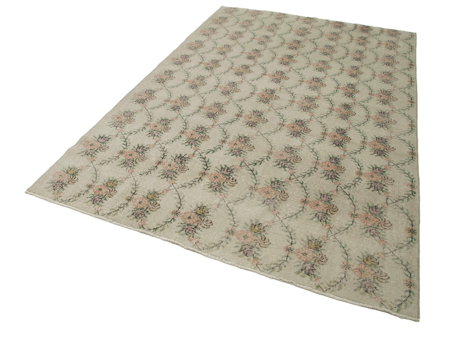 6x9 Beige Bohemian Rug  - 21787