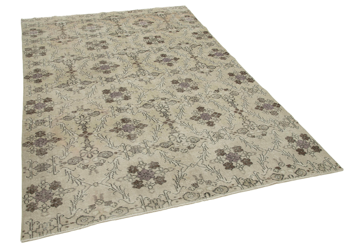 6x8 Beige Bohemian Rug  - 21788