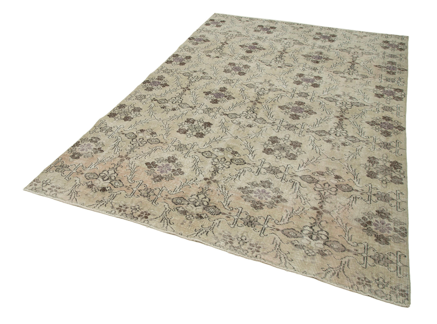 6x8 Beige Bohemian Rug  - 21788