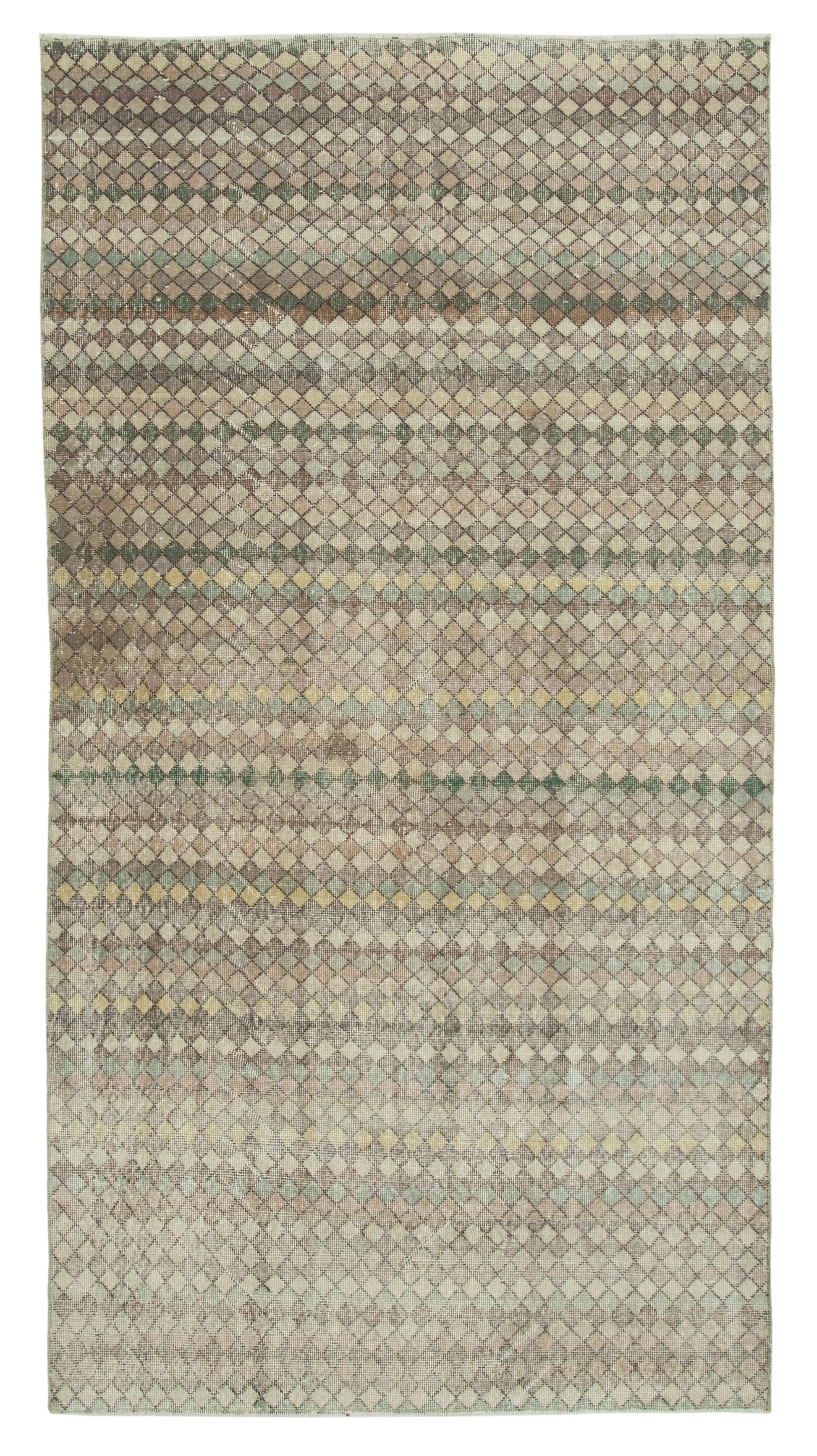 5x9 Beige Bohemian Rug  - 21789