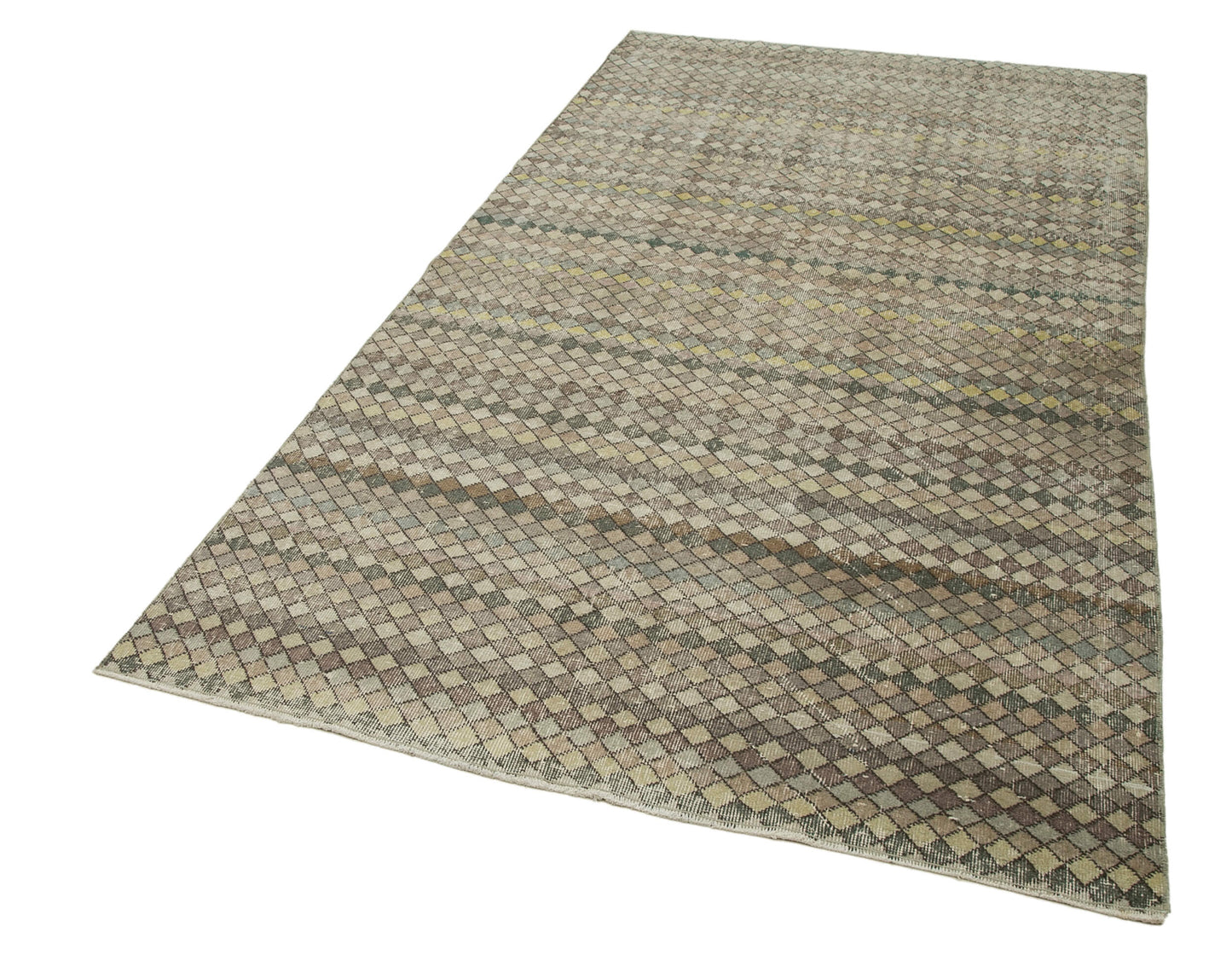 5x9 Beige Bohemian Rug  - 21789