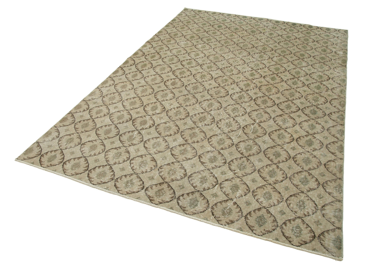 6x9 Beige Bohemian Rug  - 21793