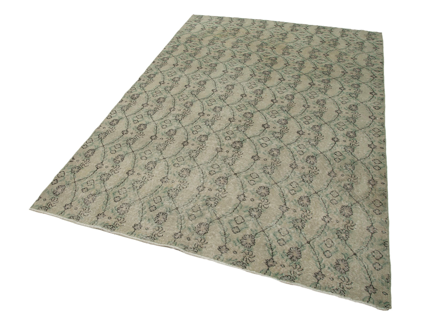 5x8 Beige Bohemian Rug  - 21799