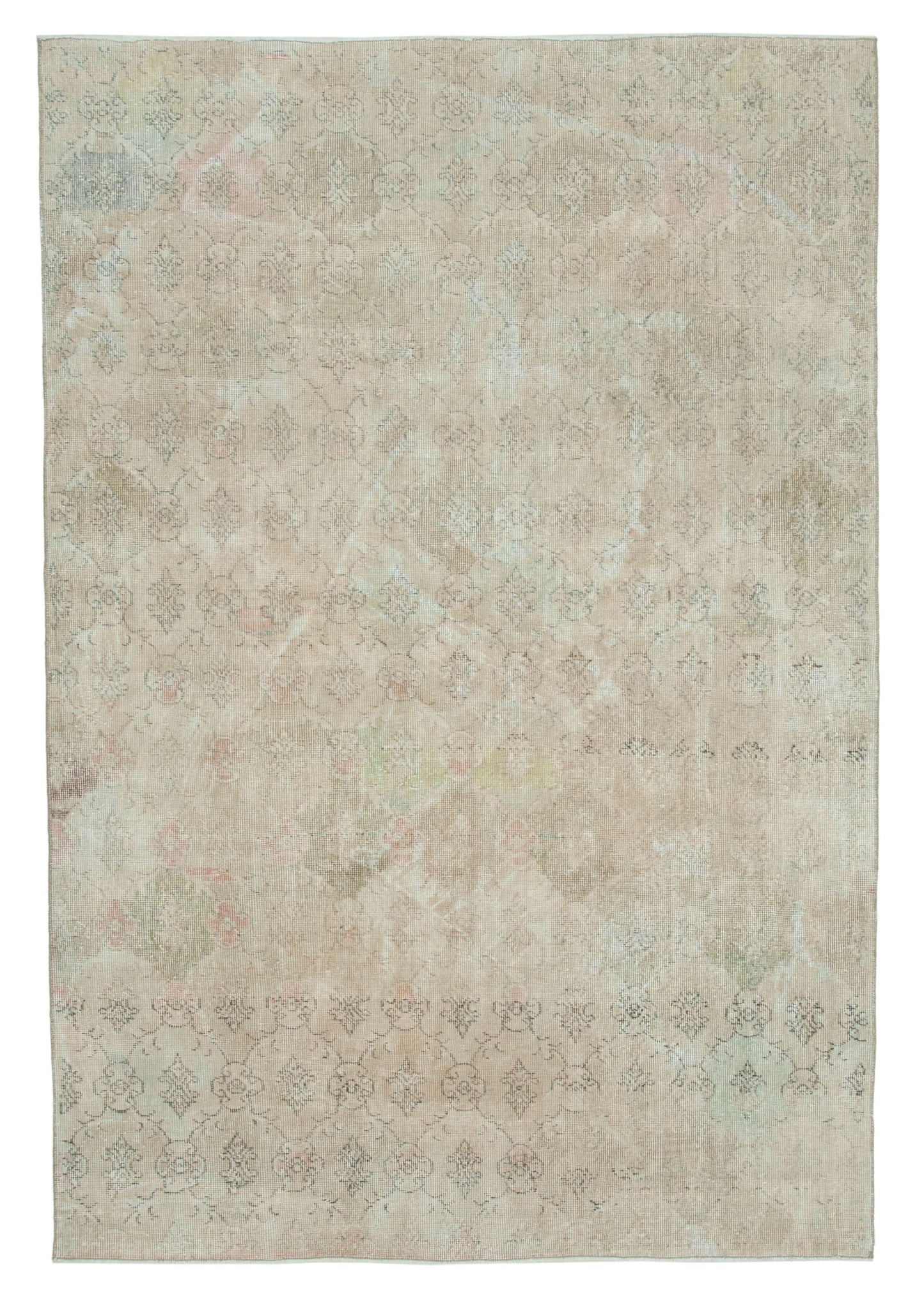 6x8 Beige Bohemian Rug  - 21807