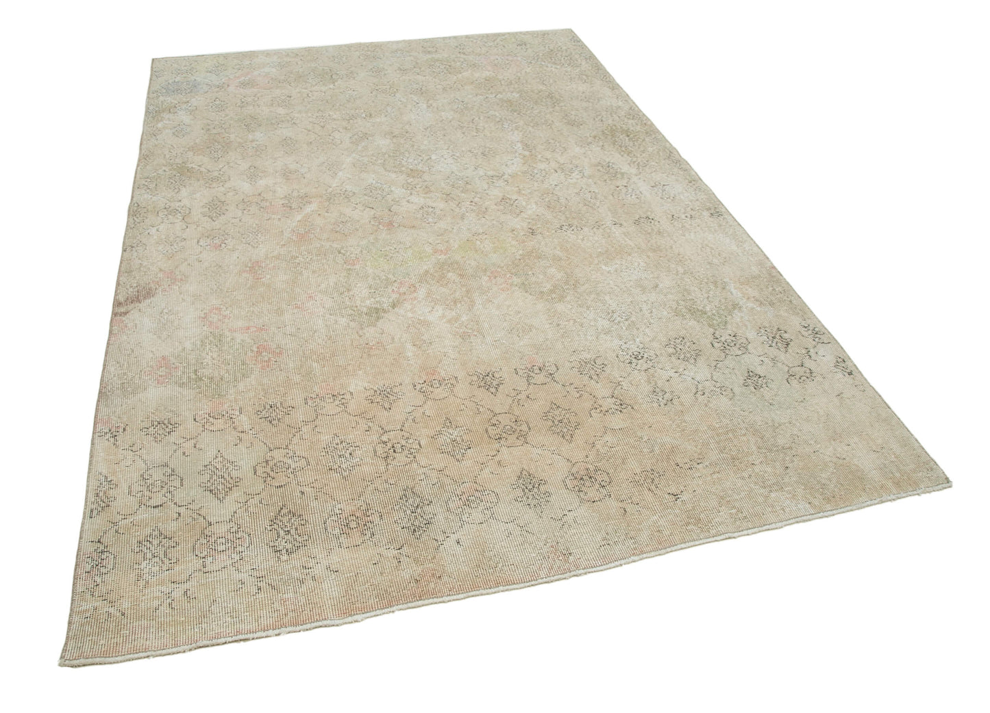 6x8 Beige Bohemian Rug  - 21807