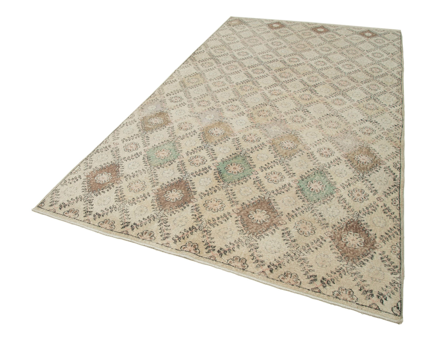 5x10 Beige Bohemian Rug  - 21812