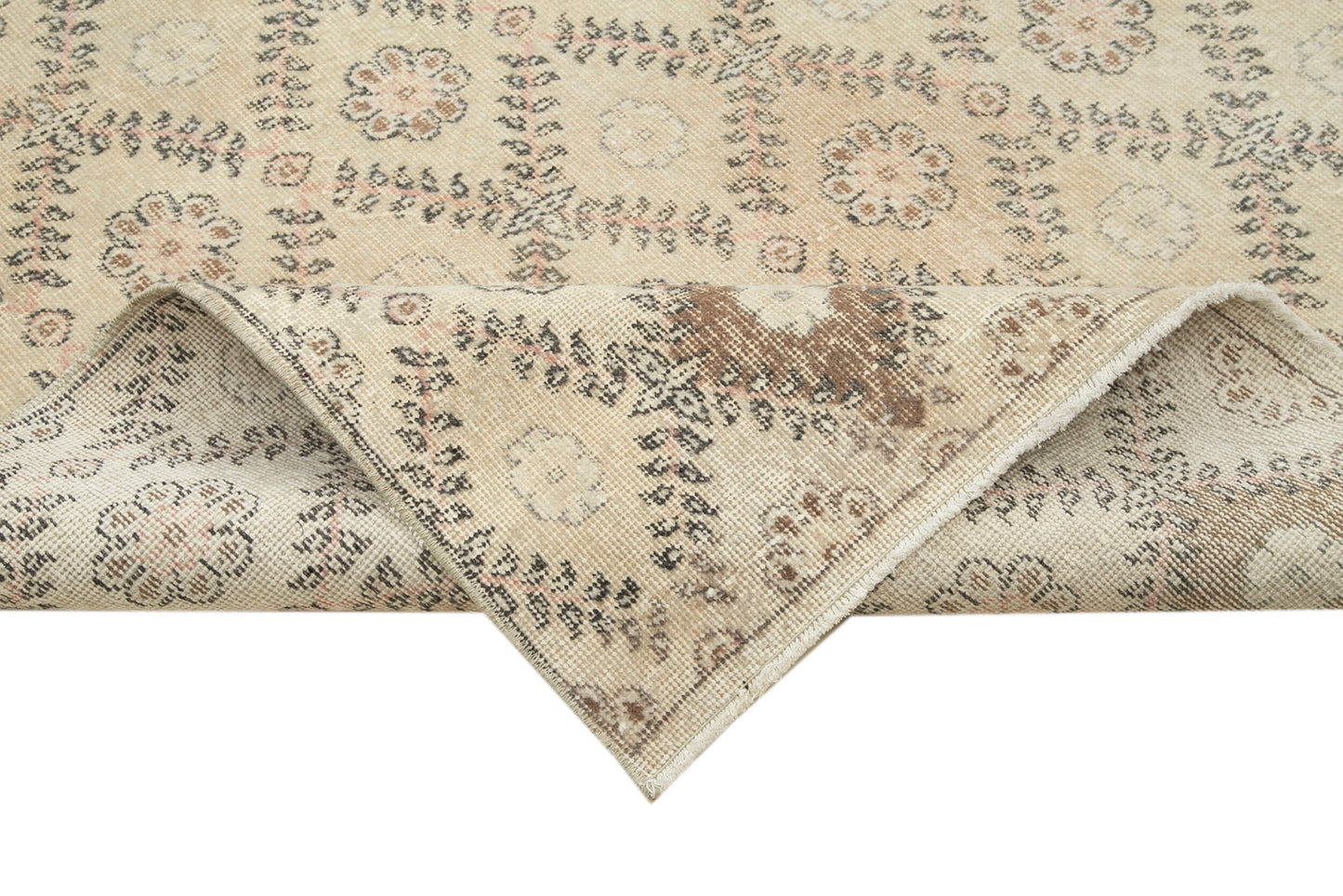 5x10 Beige Bohemian Rug  - 21812