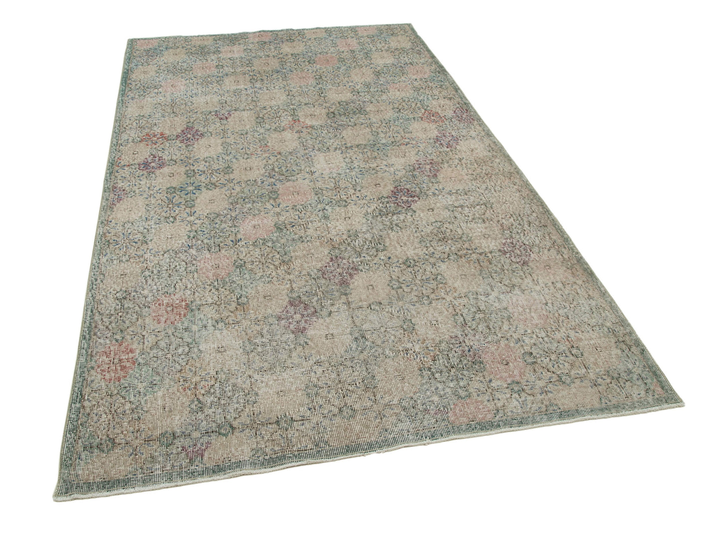 5x8 Beige Bohemian Rug  - 21837