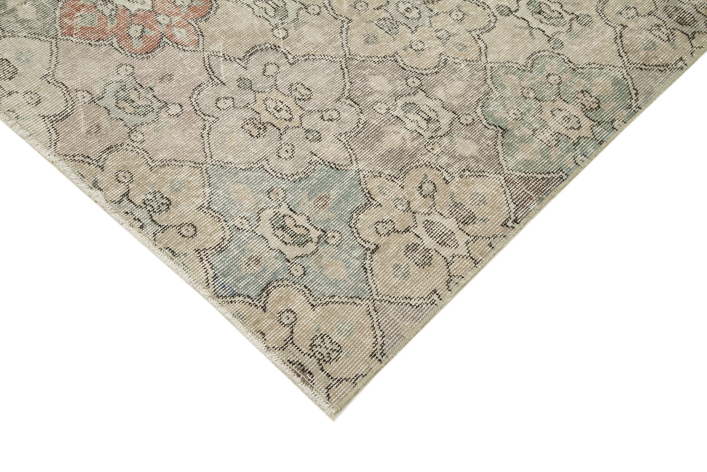 5x9 Beige Bohemian Rug  - 21861