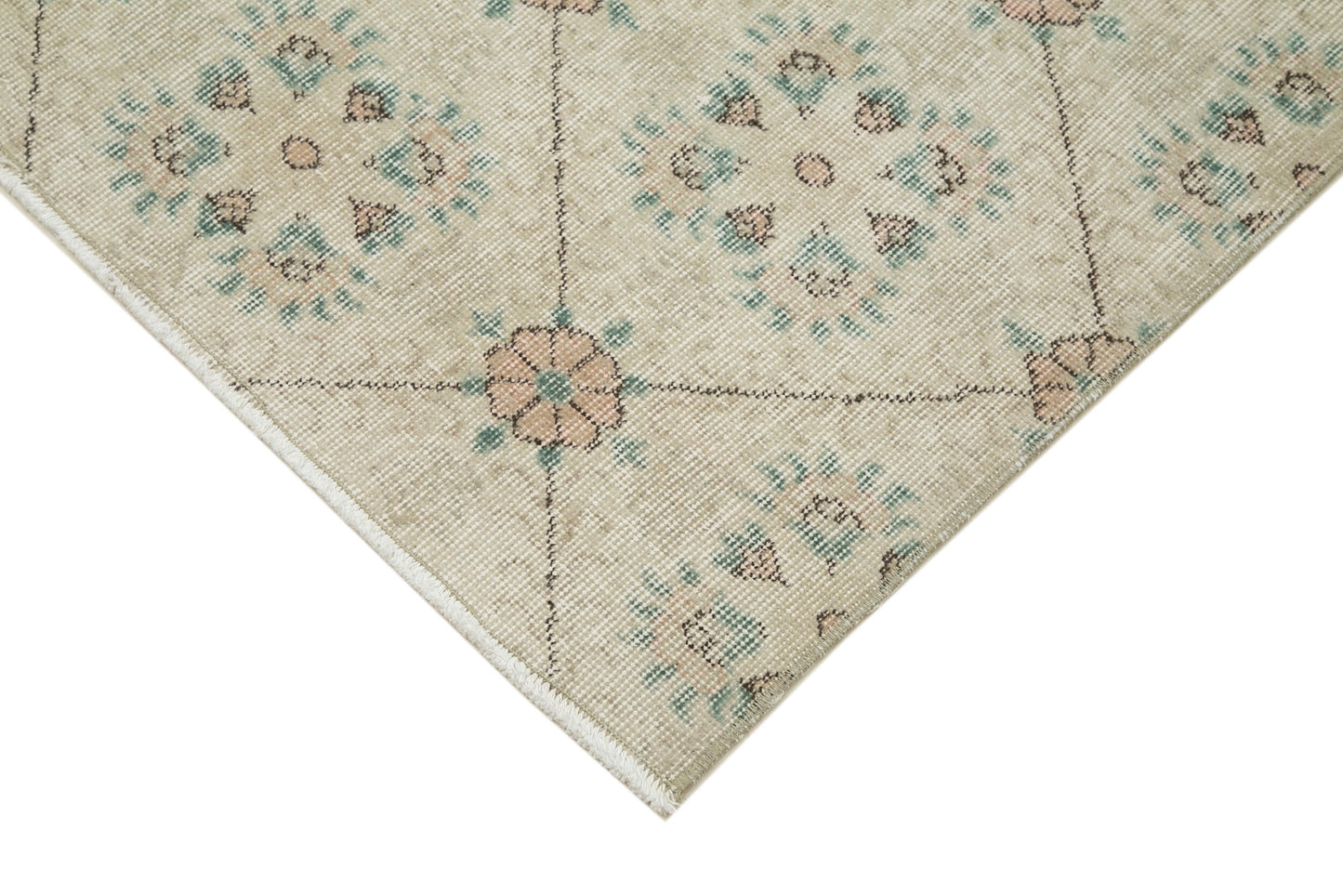 5x8 Beige Bohemian Rug  - 21868