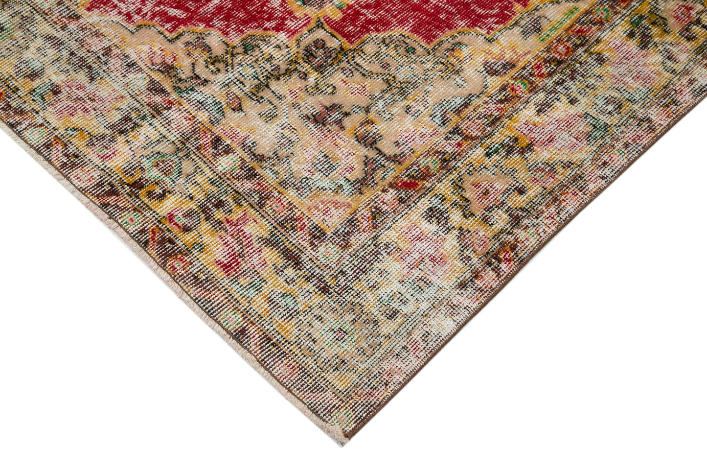 5x9 Red Bohemian Rug  - 21871