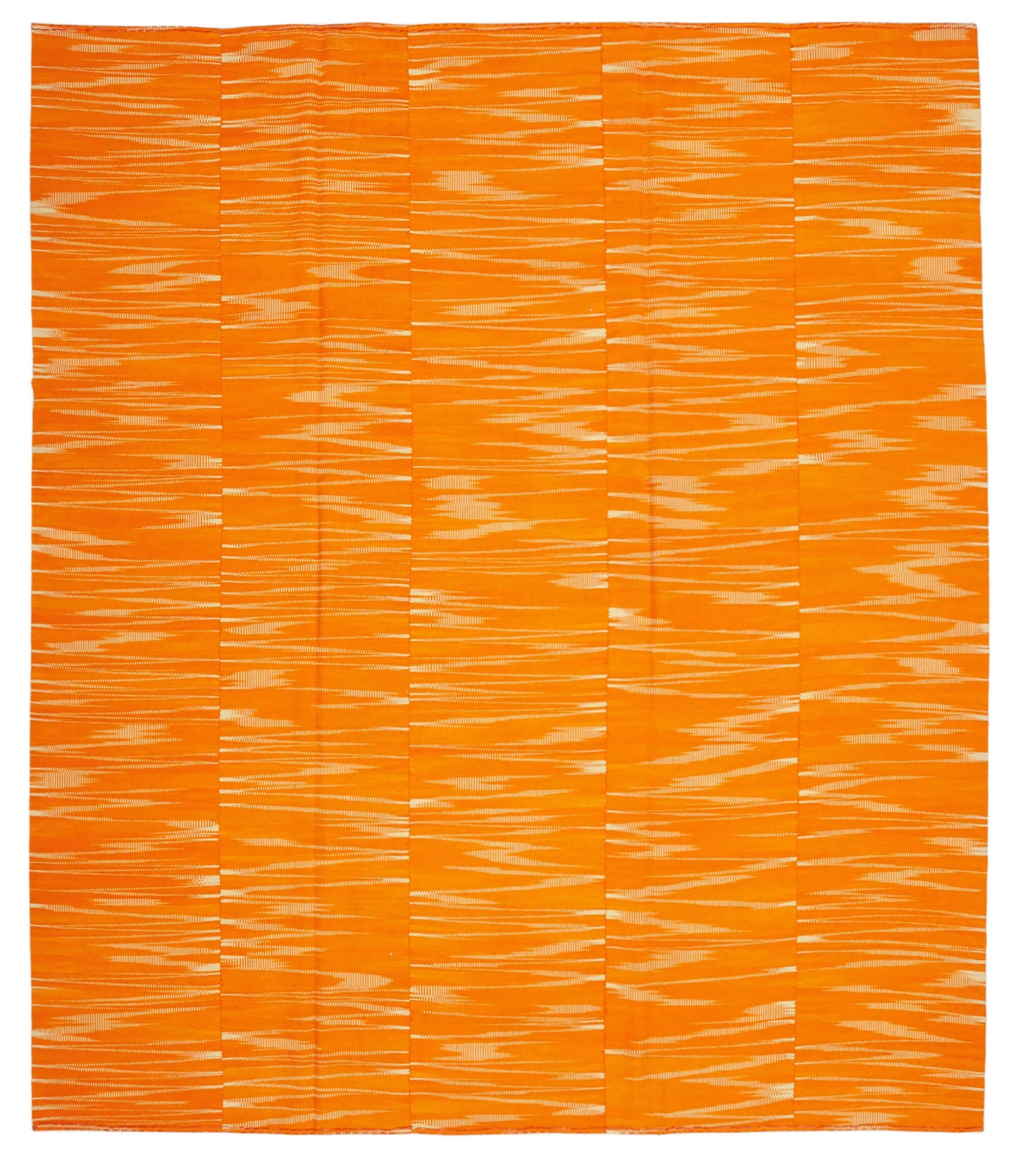 11x13 Orange Contemporary Kilim Rug - 21921