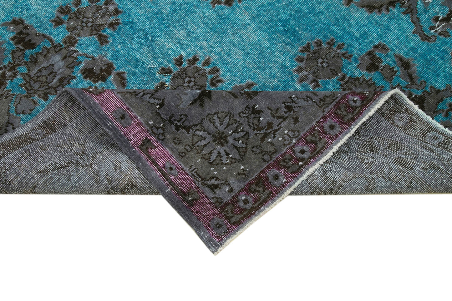 7x10 Blue Over Dyed Rug - 22105