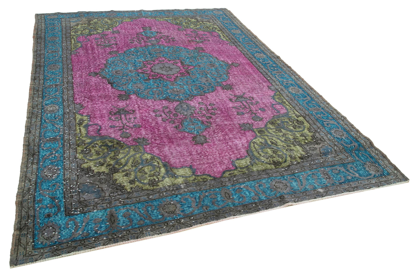 7x10 Pink Over Dyed Rug - 22113