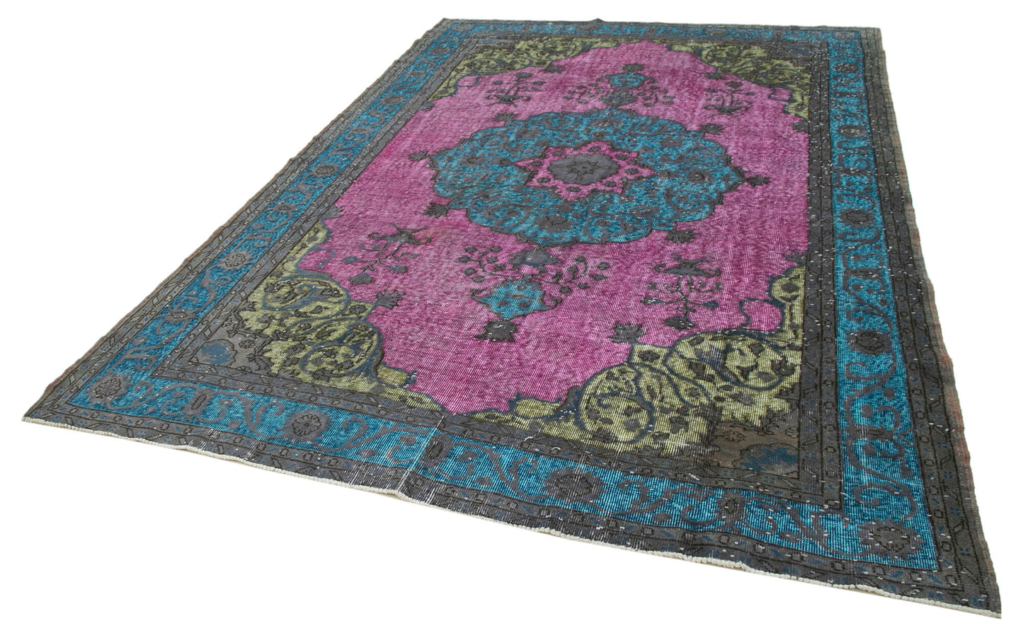 7x10 Pink Over Dyed Rug - 22113