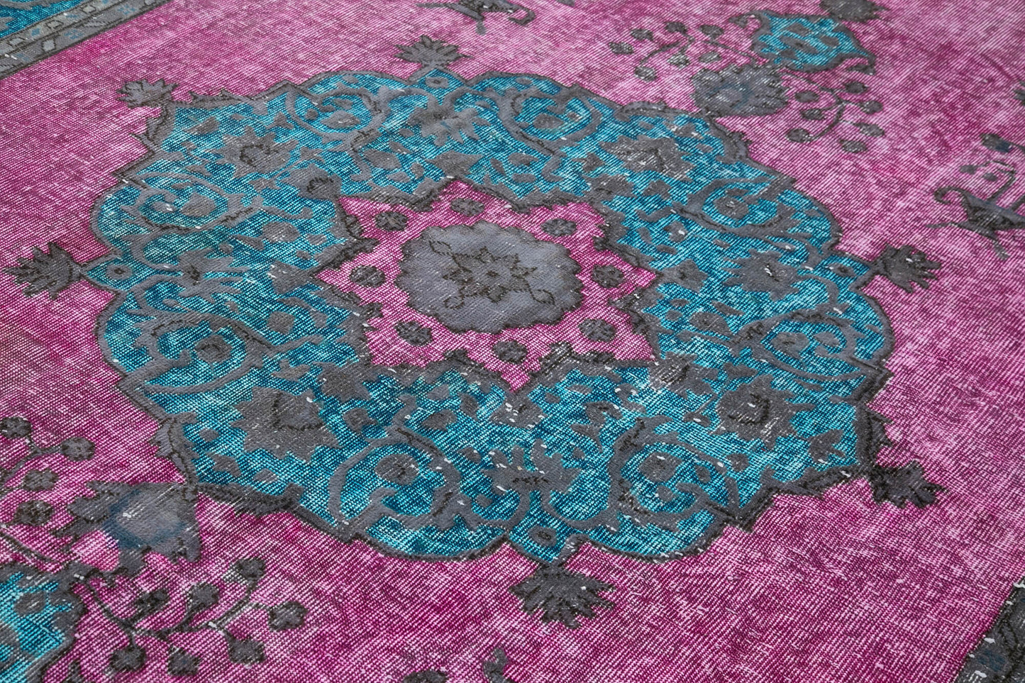 7x10 Pink Over Dyed Rug - 22113