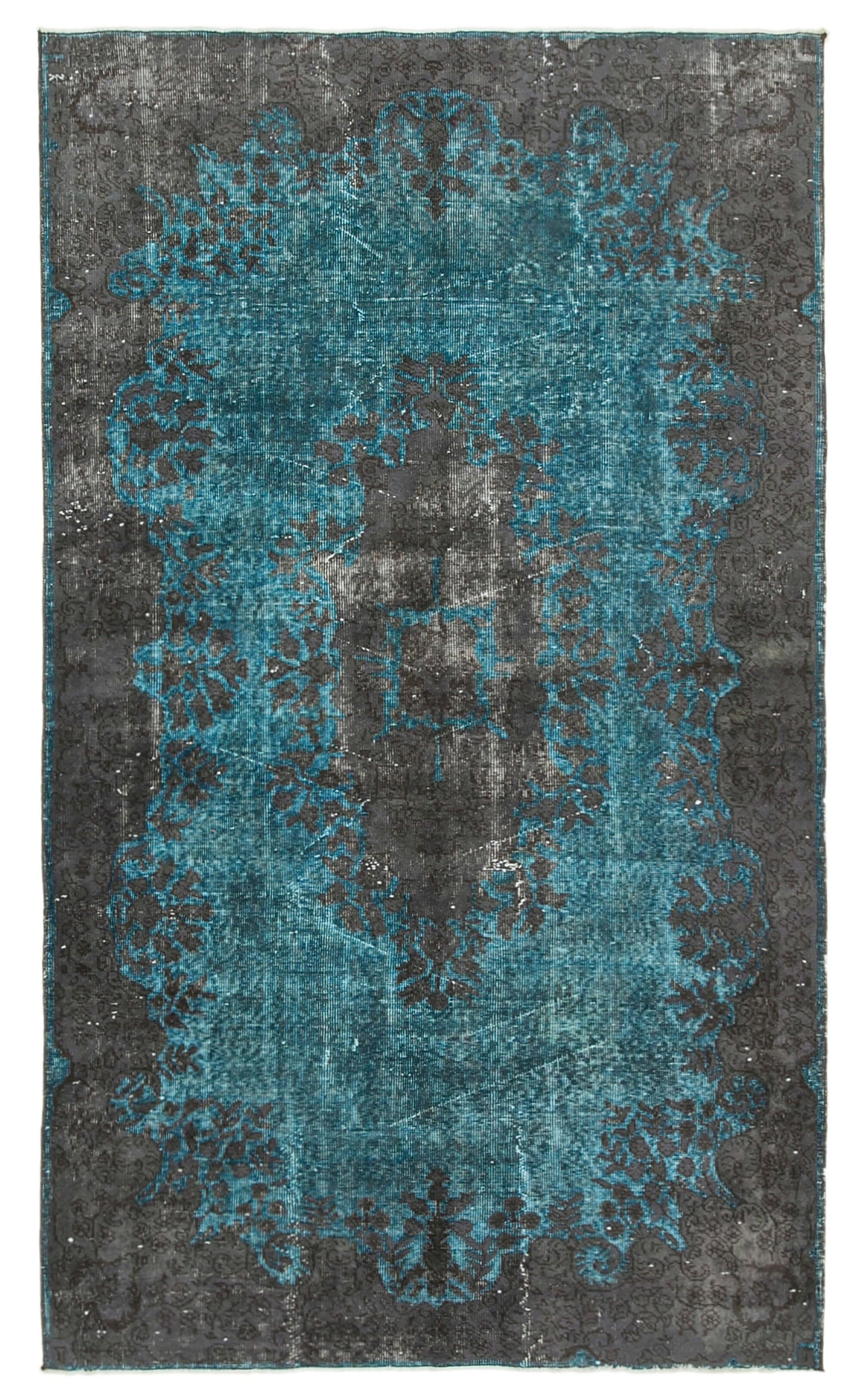 5x9 Grey Over Dyed Rug - 22158