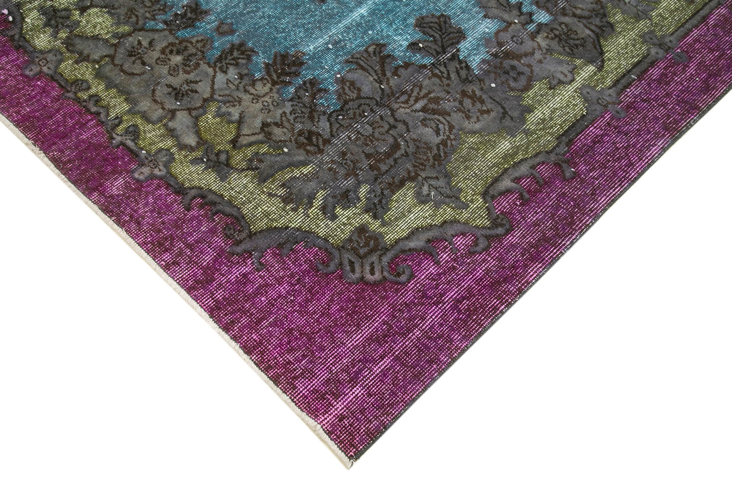 5x9 Purple Over Dyed Rug - 22160