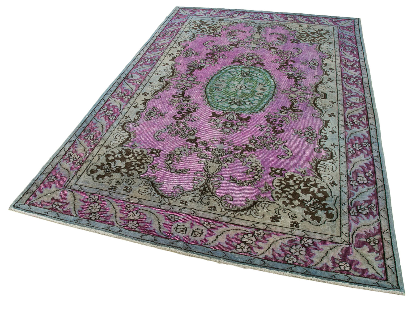 6x9 Pink Over Dyed Rug - 22164