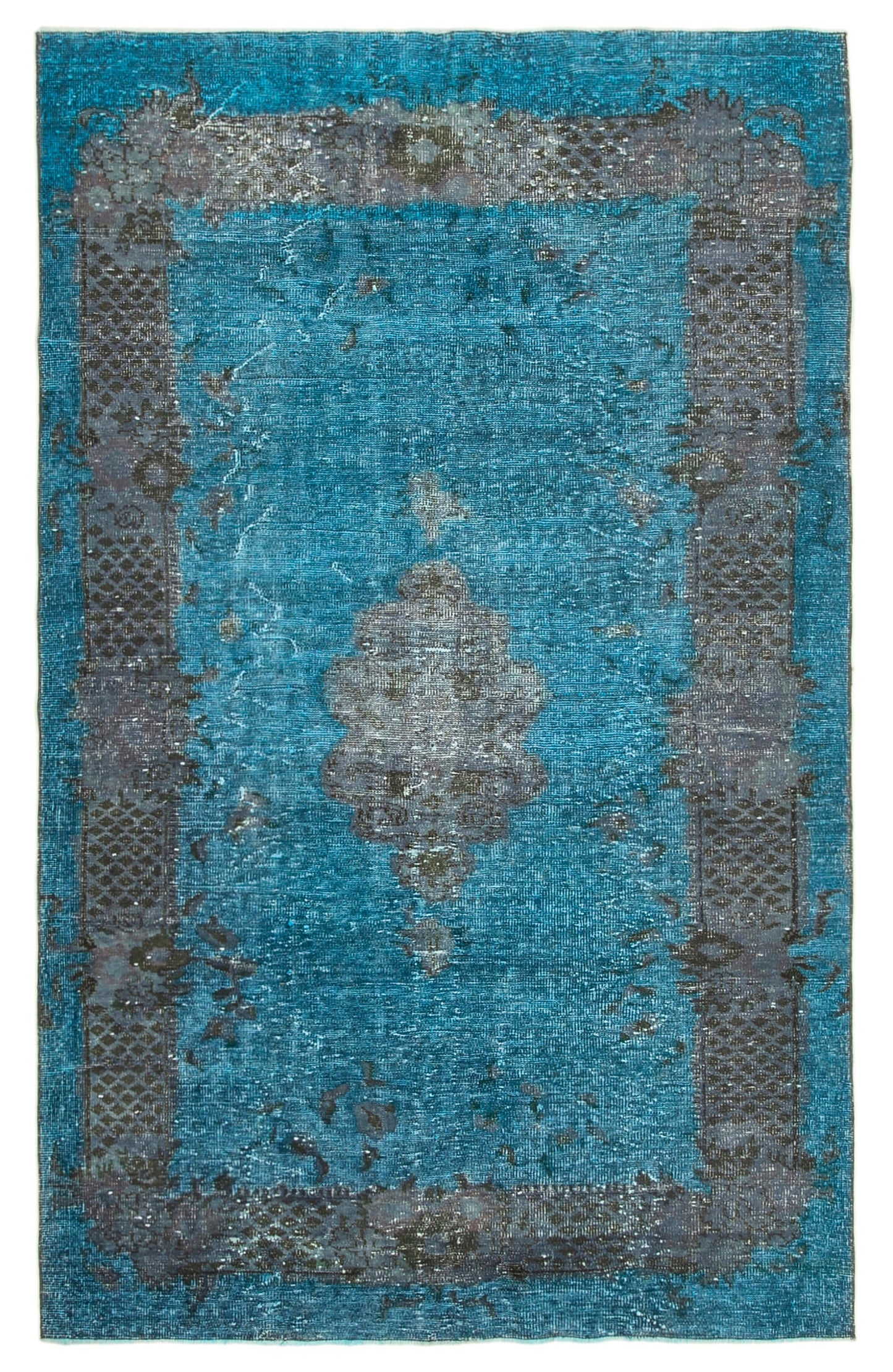 6x10 Blue Over Dyed Rug - 22299