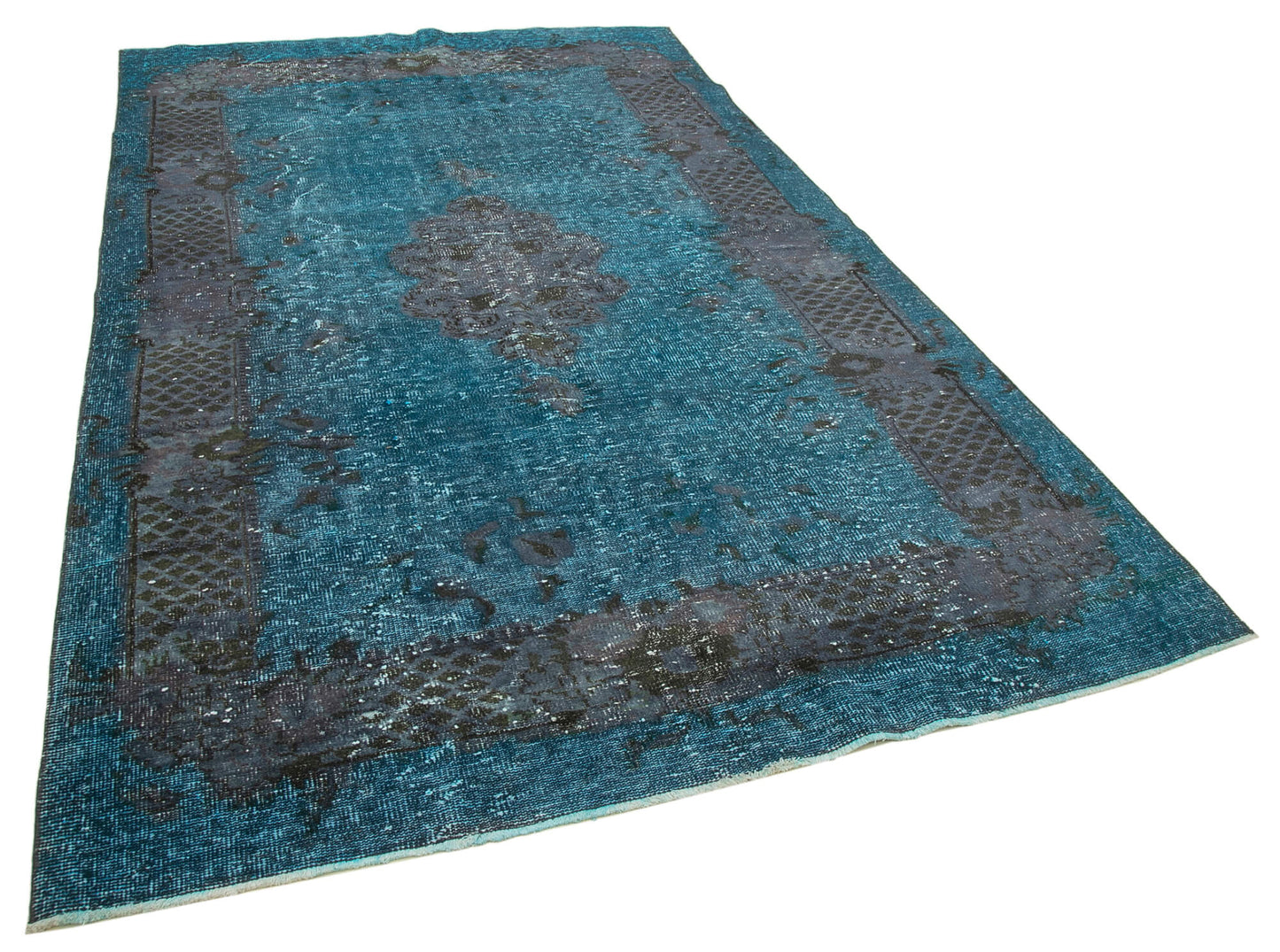 6x10 Blue Over Dyed Rug - 22299