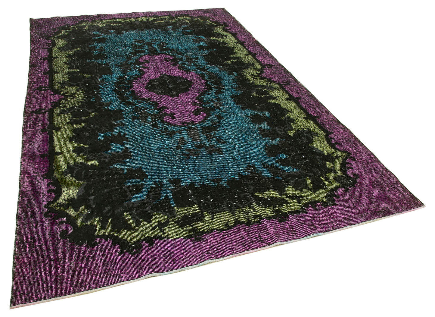 6x10 Purple Over Dyed Rug - 22302