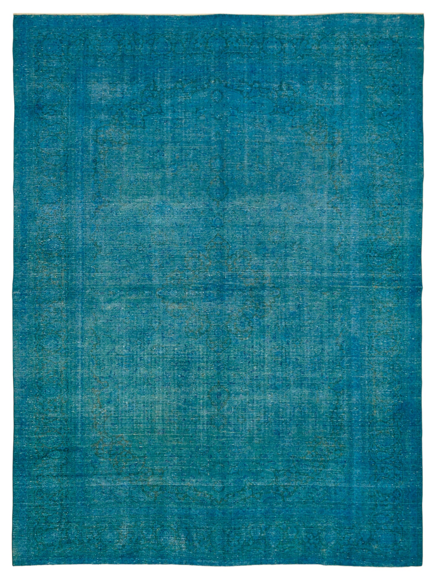 10x13 Blue Overdyed Large Area Rug - 22887