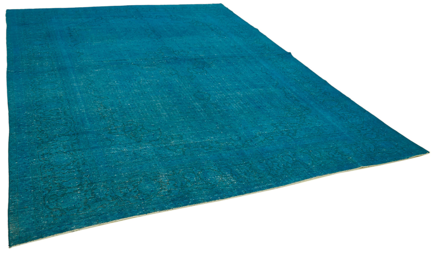 10x13 Blue Overdyed Large Area Rug - 22887