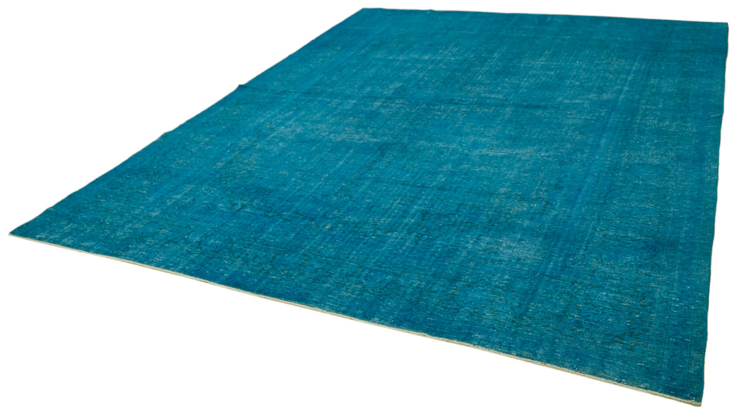 10x13 Blue Overdyed Large Area Rug - 22887