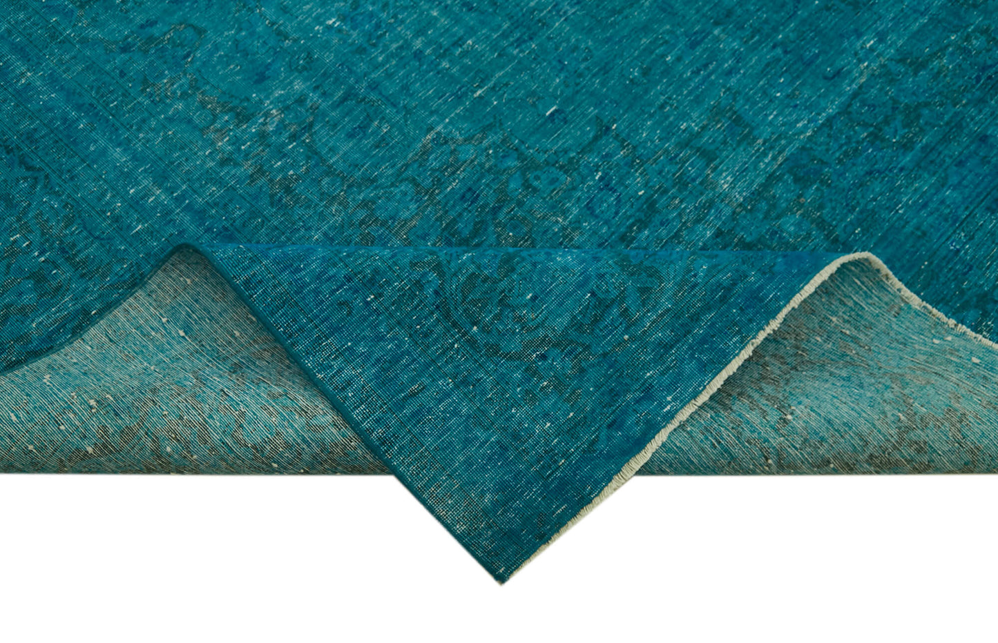 10x13 Blue Overdyed Large Area Rug - 22887