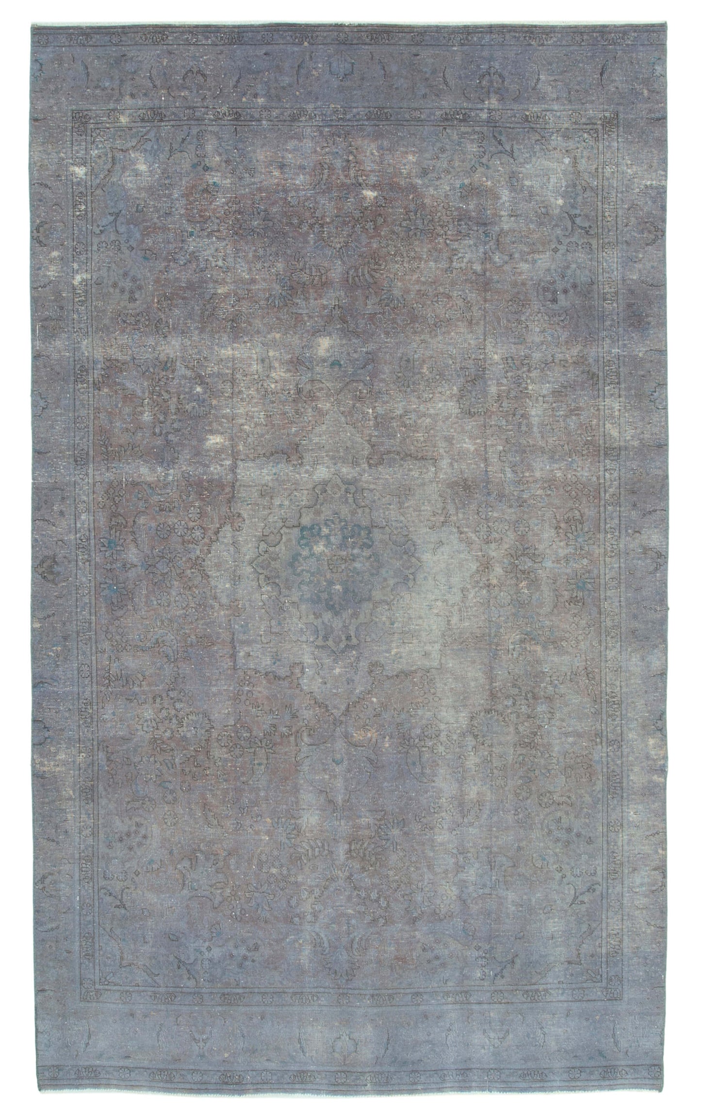 6x10 Purple Overdyed Large Area Rug - 22966