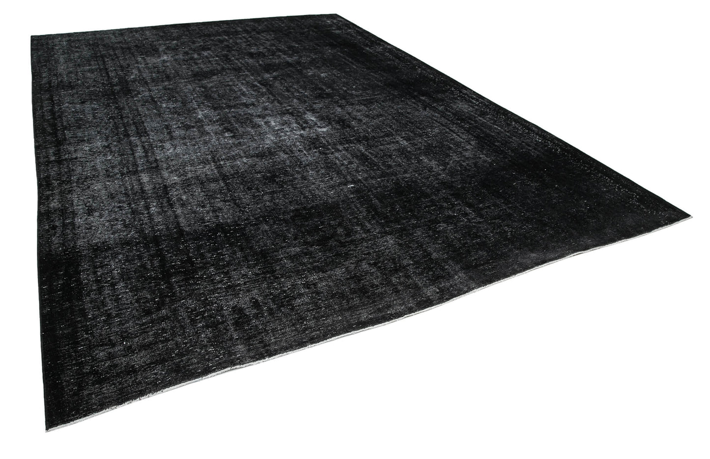 9x13 Black Overdyed Large Area Rug - 22999