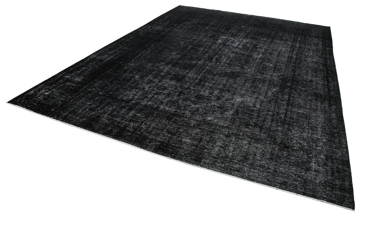 9x13 Black Overdyed Large Area Rug - 22999