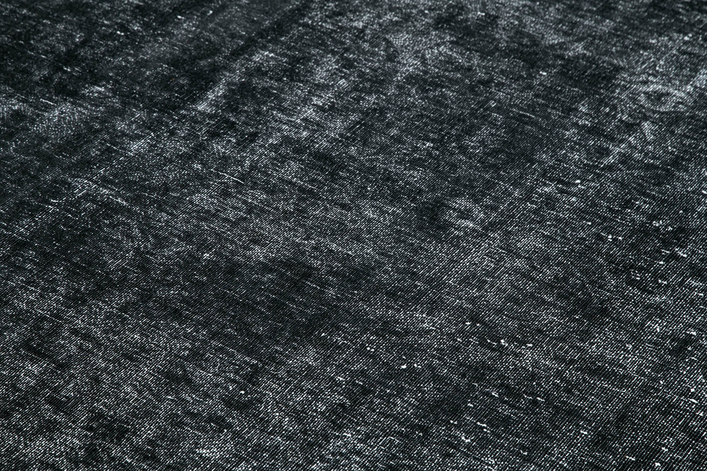 9x13 Black Overdyed Large Area Rug - 22999