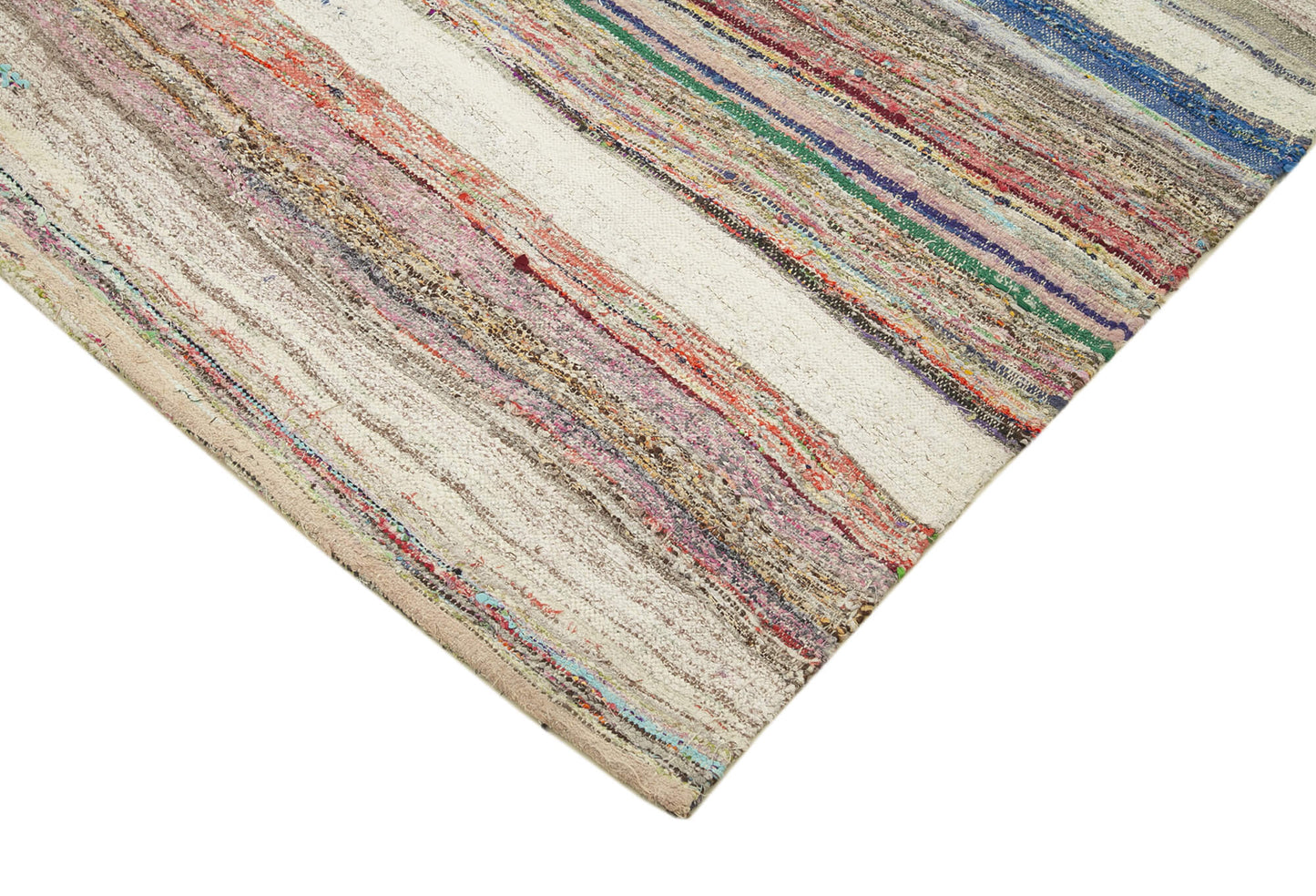 6x10 Beige Anatolian Kilim Rug - 23023