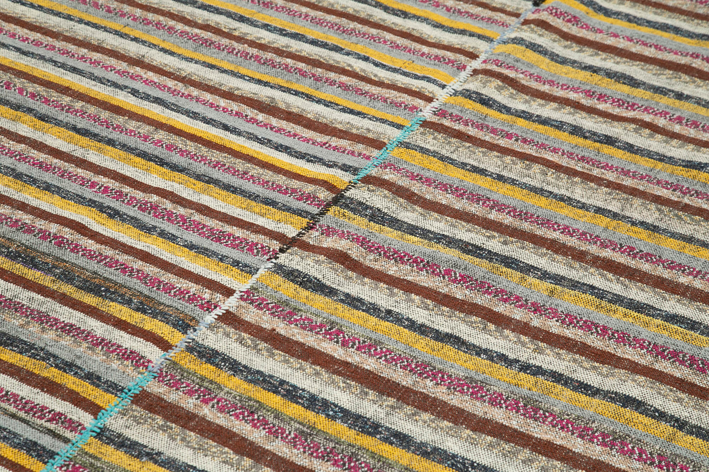 6x10 Brown Anatolian Kilim Rug - 23047