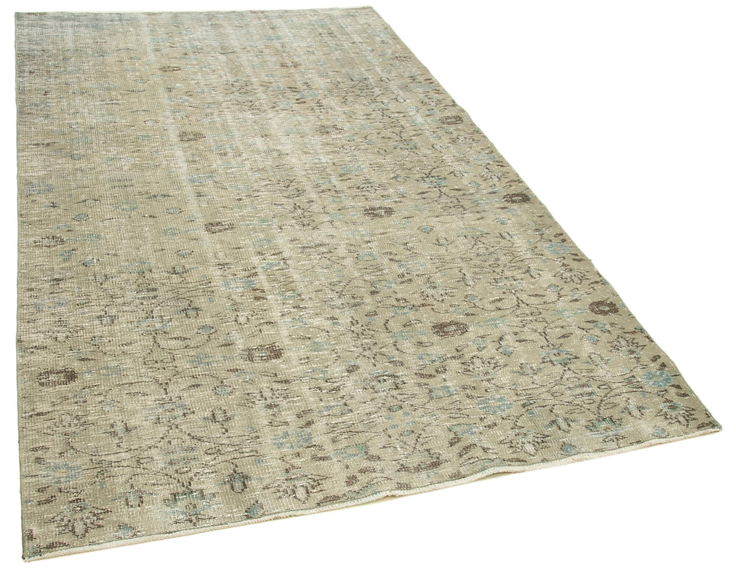 5x8 Grey Overdyed Rug - 23760