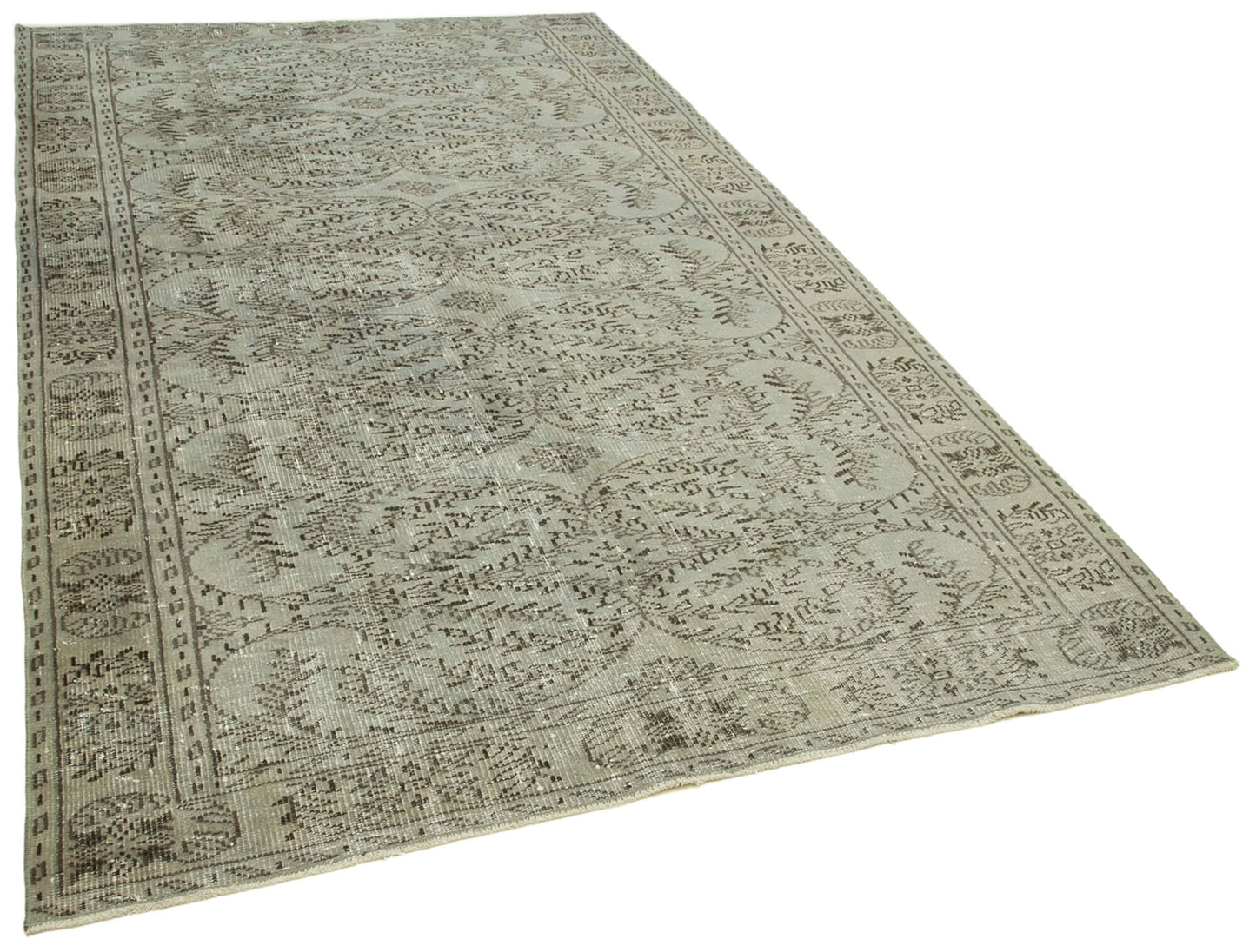 6x9 Grey Overdyed Rug - 23786