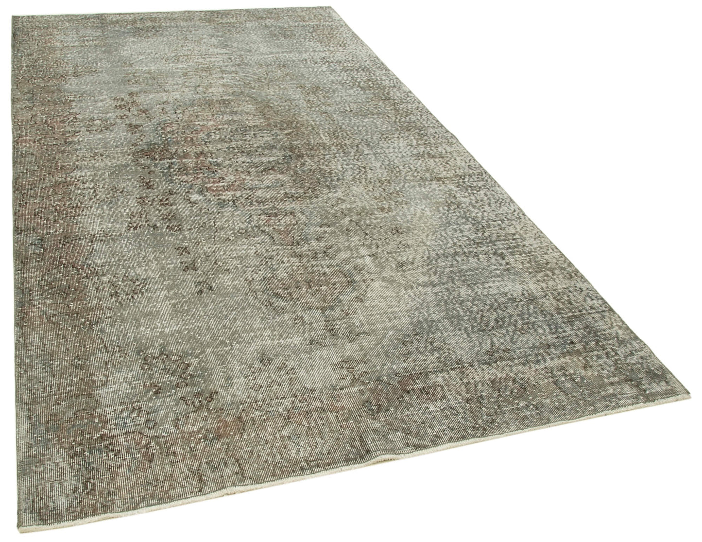 5x9 Grey Overdyed Rug - 23805