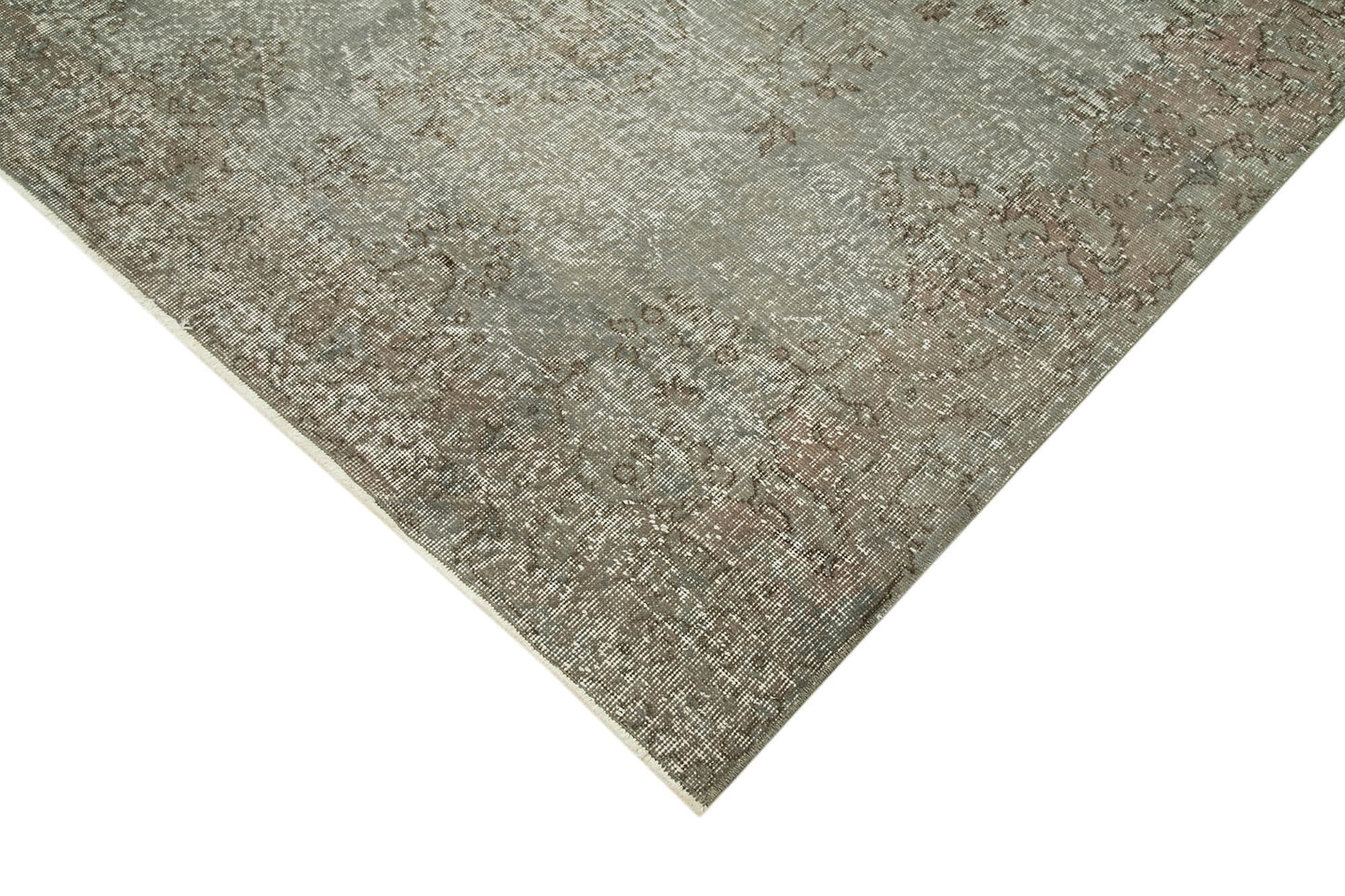 5x9 Grey Overdyed Rug - 23805