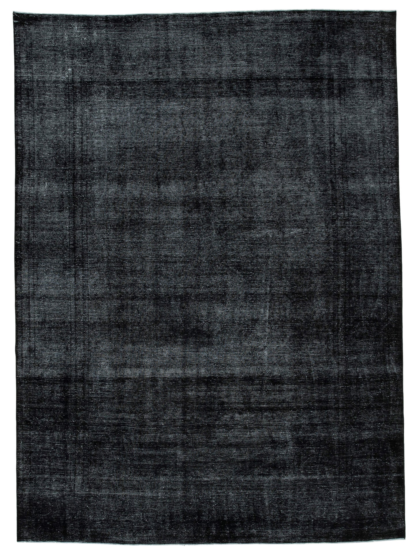 9x13 Black Overdyed Large Area Rug - 24313