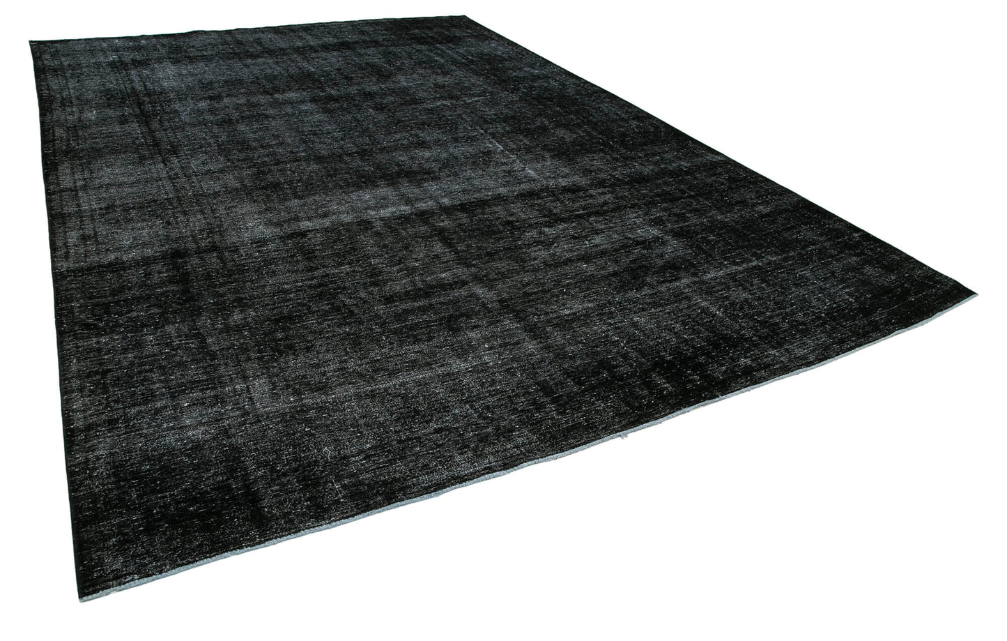 9x13 Black Overdyed Large Area Rug - 24313