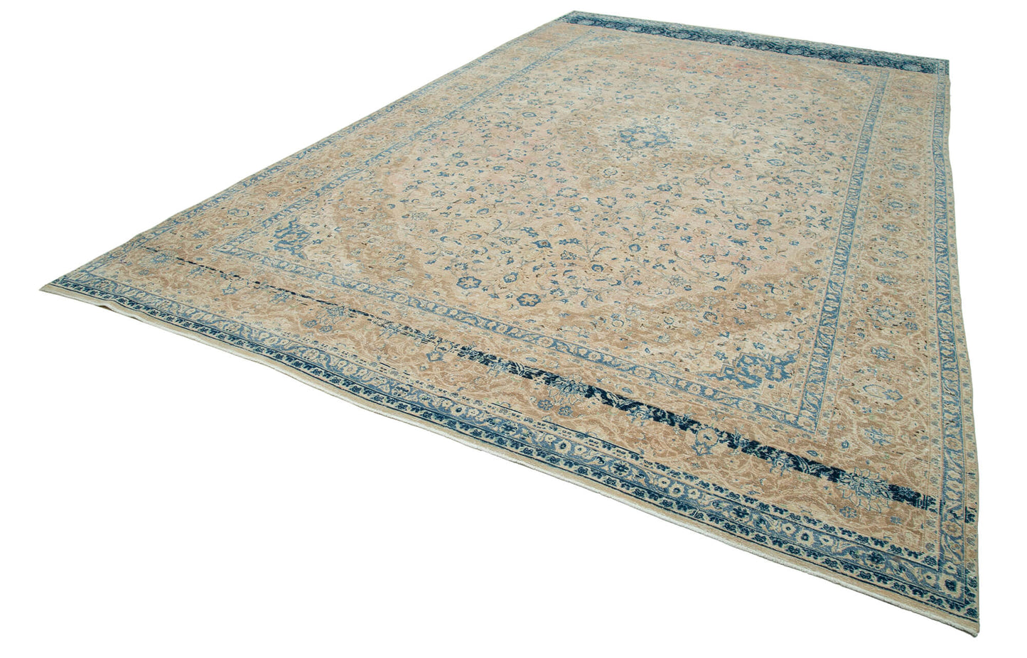 9x15 Beige Vintage Large Area Rug - 24784