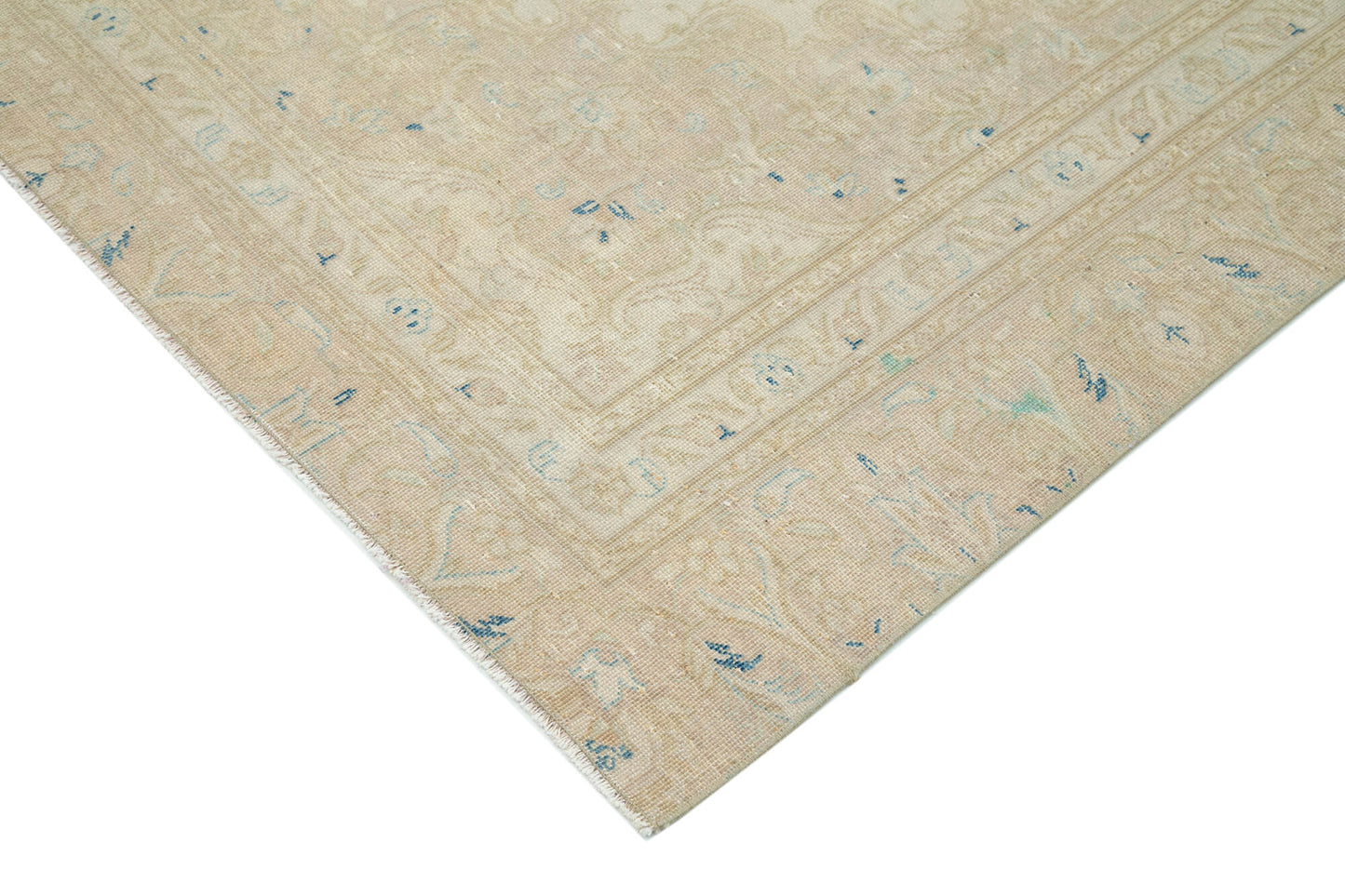 7x10 Beige Vintage Large Area Rug - 24844